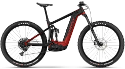 GHOST BIKES Ghost E-Riot Sur AL 160/160 Essential Gr. S Noir/pearl Deep Rouge Glossy Mod. 2023